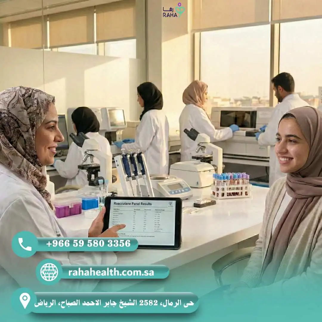 خدمة تحليل الروكتان في مجمع رها الطبي بالرياض